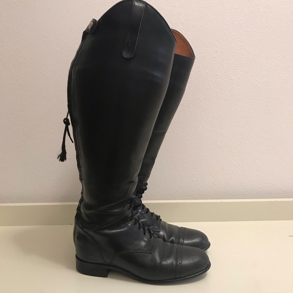 Ariat 8.5 Crown Pro Wide Calf Riding Boot